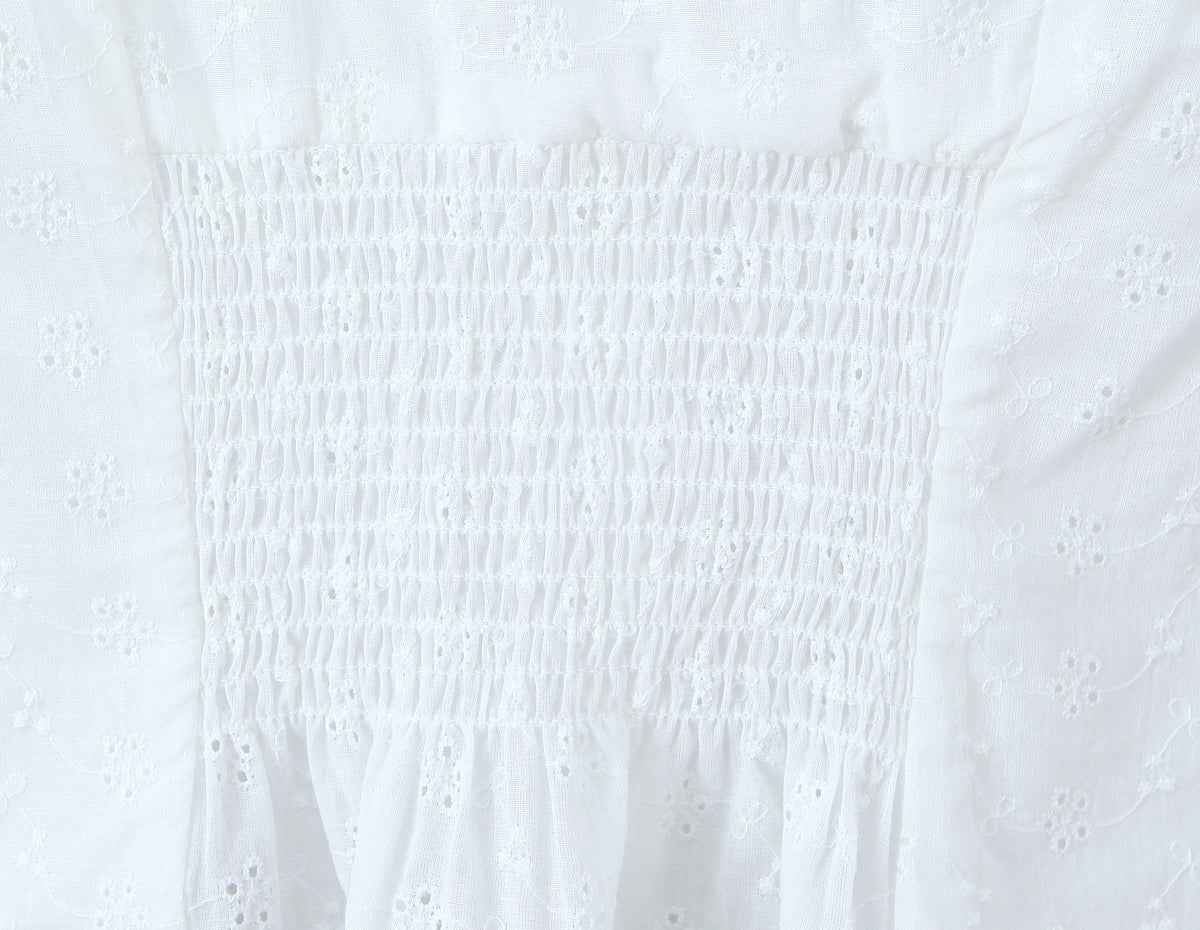 Bubble Sleeve Blouse Women's Elegance Retro