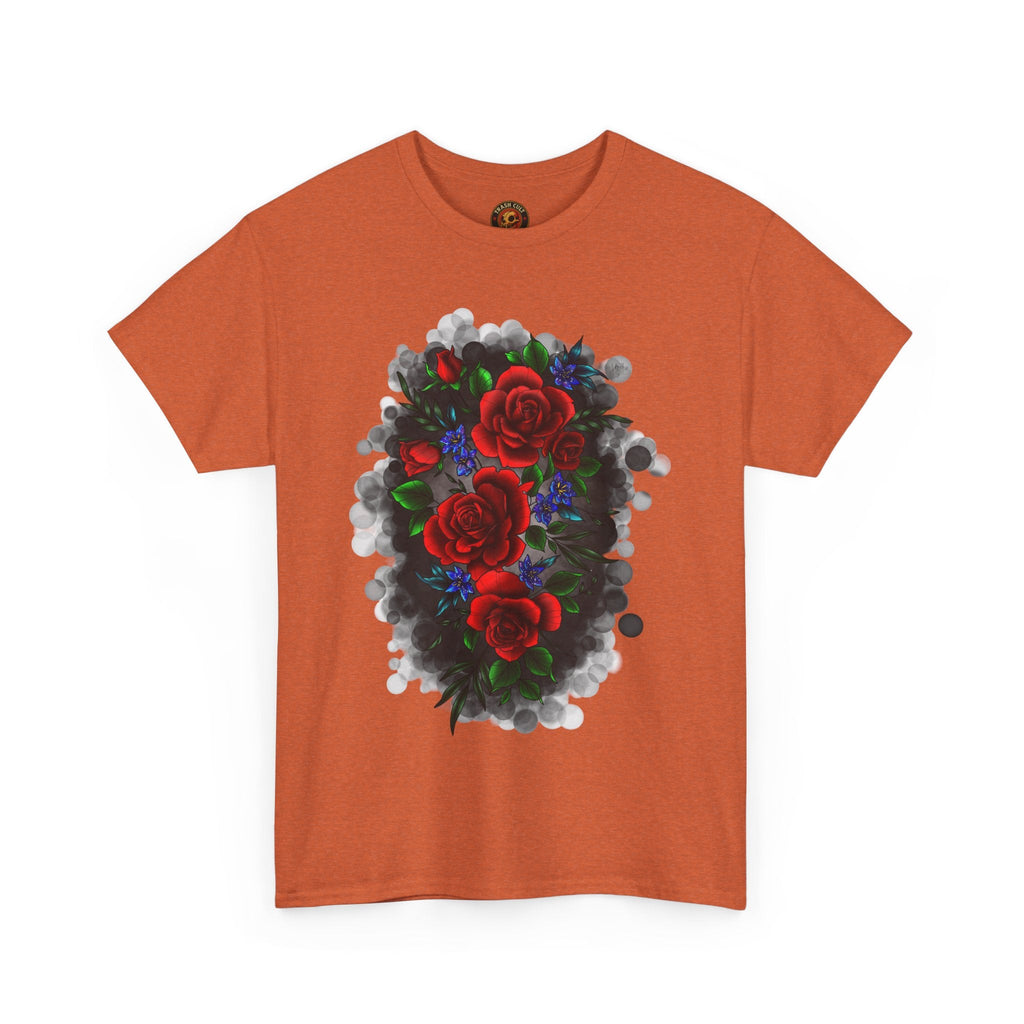 Floral Smoke Tattoo T-Shirt – Lara Davenport x Trash Cult Supply Co. Collab (Gildan 5000)