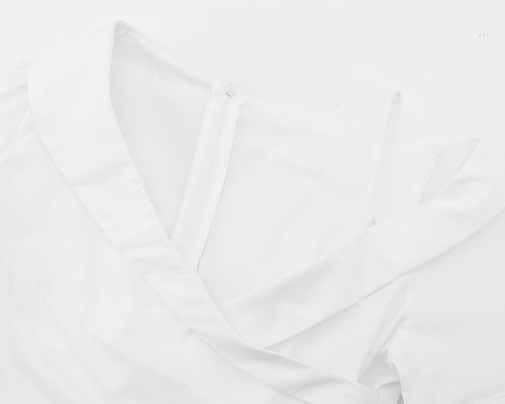Pleated T-Shirt Slim Fit Blouse