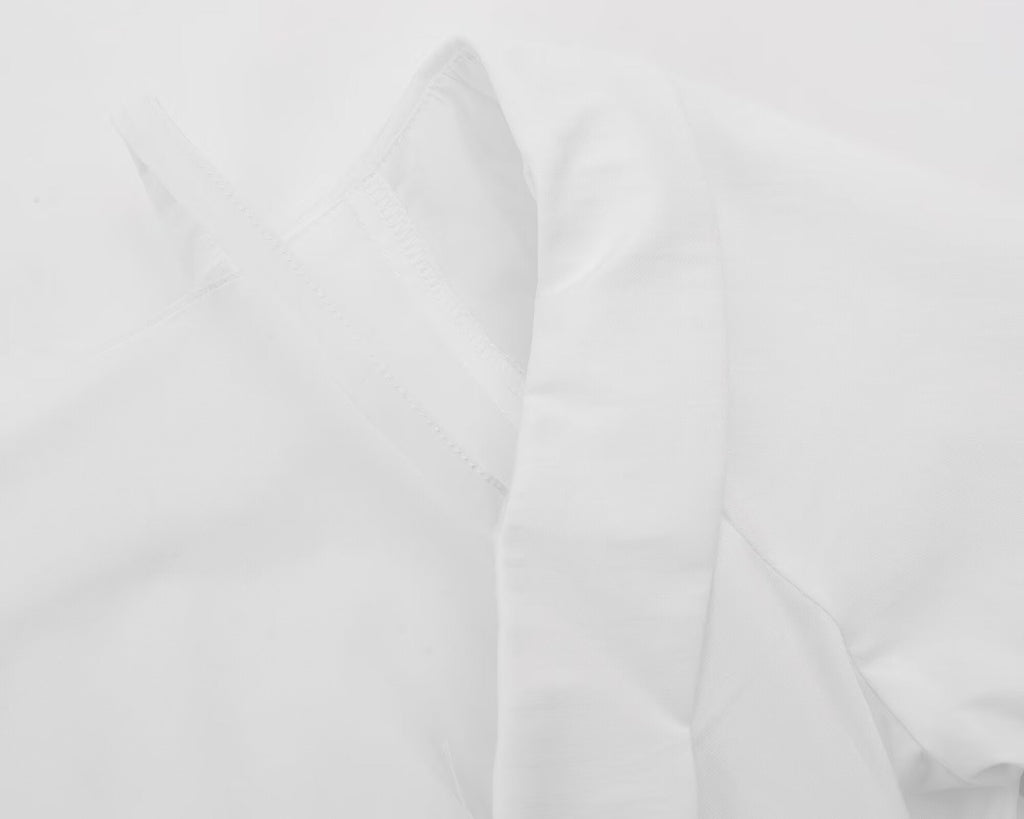 Pleated T-Shirt Slim Fit Blouse