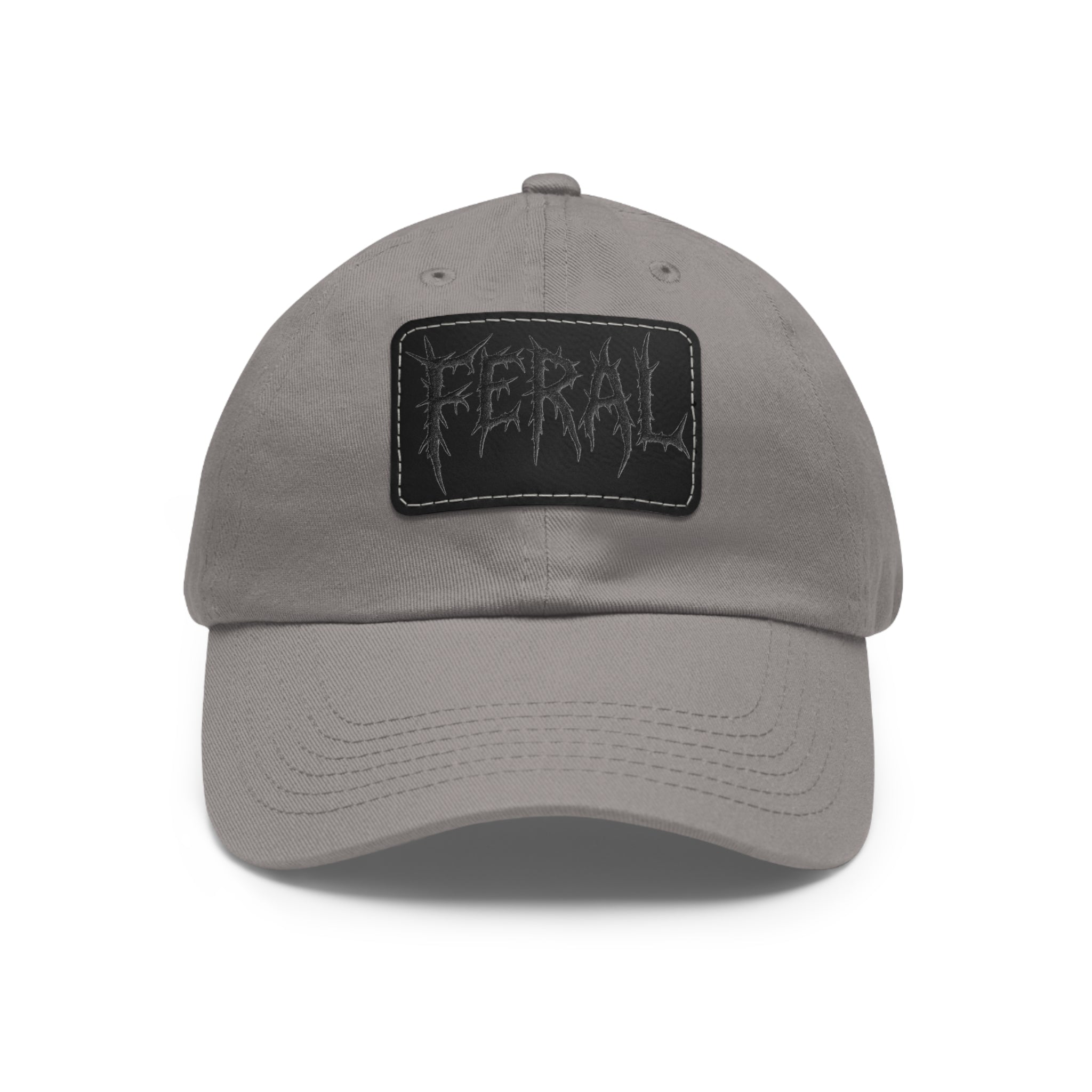 FERAL Embroidered Leather Patch Hat – Trash Cult Supply Co.