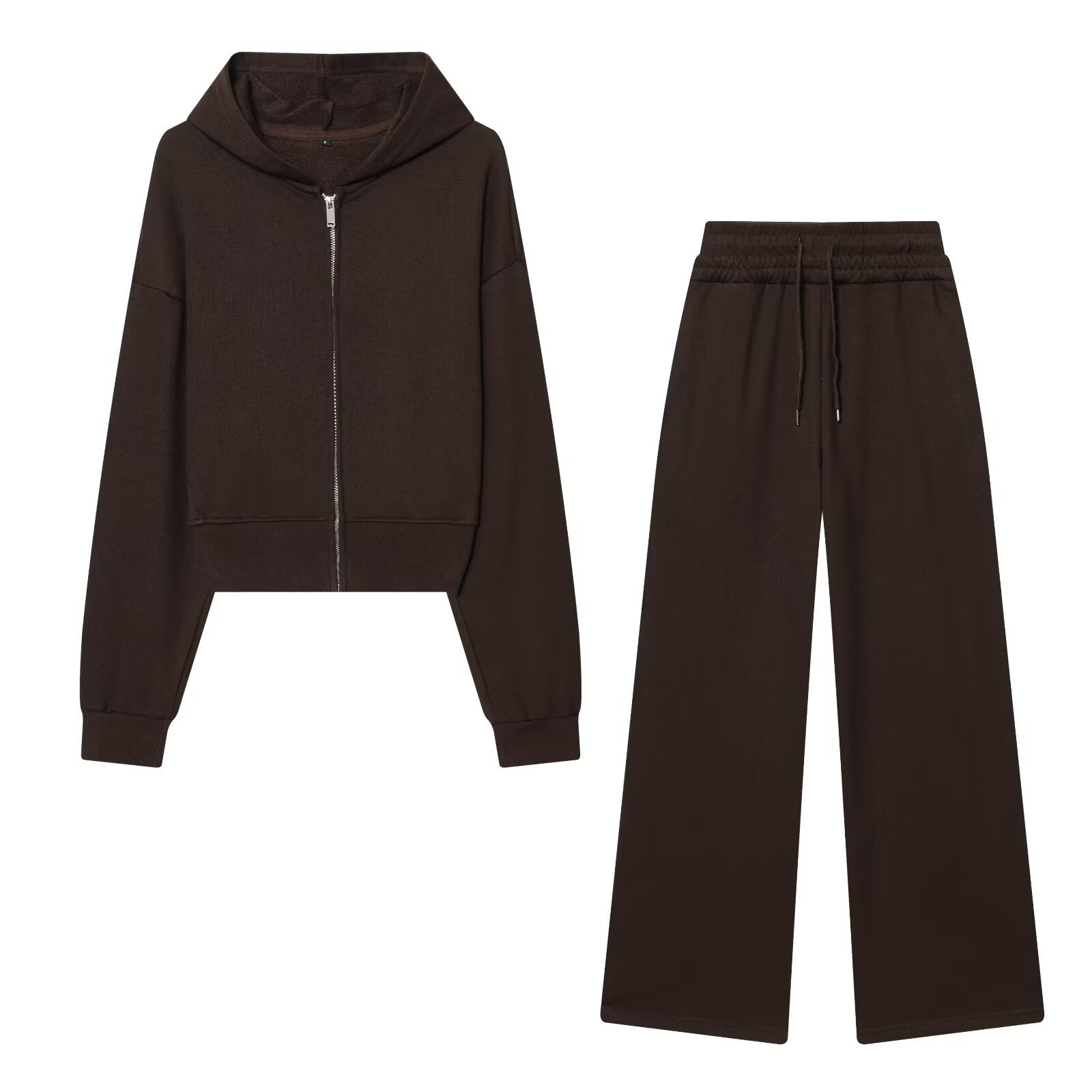 Women's Casual Drape Long Sleeve Cropped Jumpsuit
