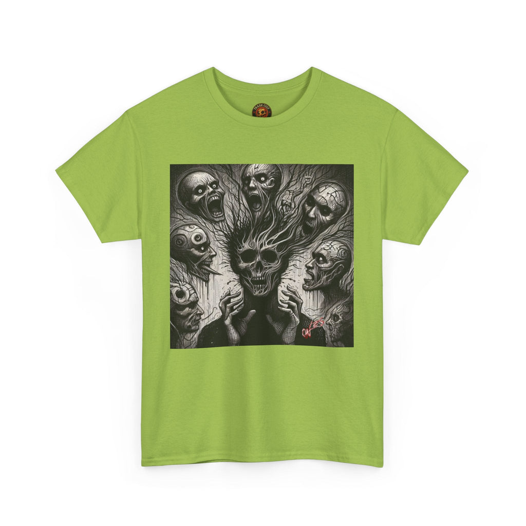 Xian Allen x Trash Cult Shirt – “Voices in the Void” | Horror Skull Scream T-Shirt