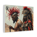 Artistic Matte Canvas Print, African Culture Decor, Unique Wall Art, Home Decoration, Spiritual Art, Black History
