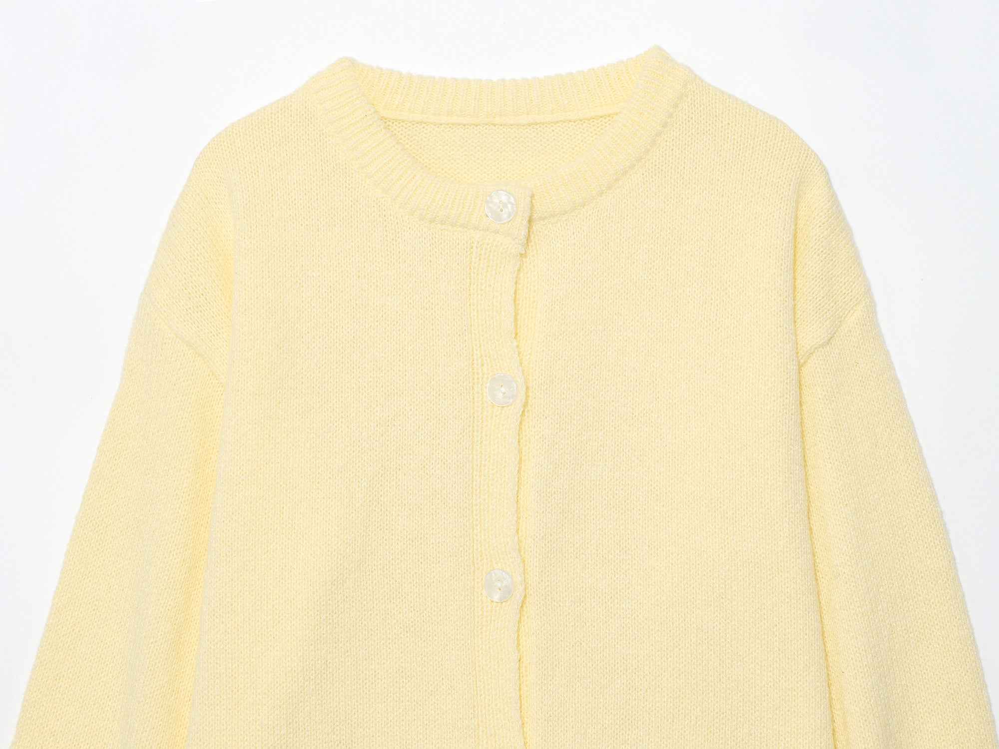 Long Sleeve Knitted Cardigan Sweater