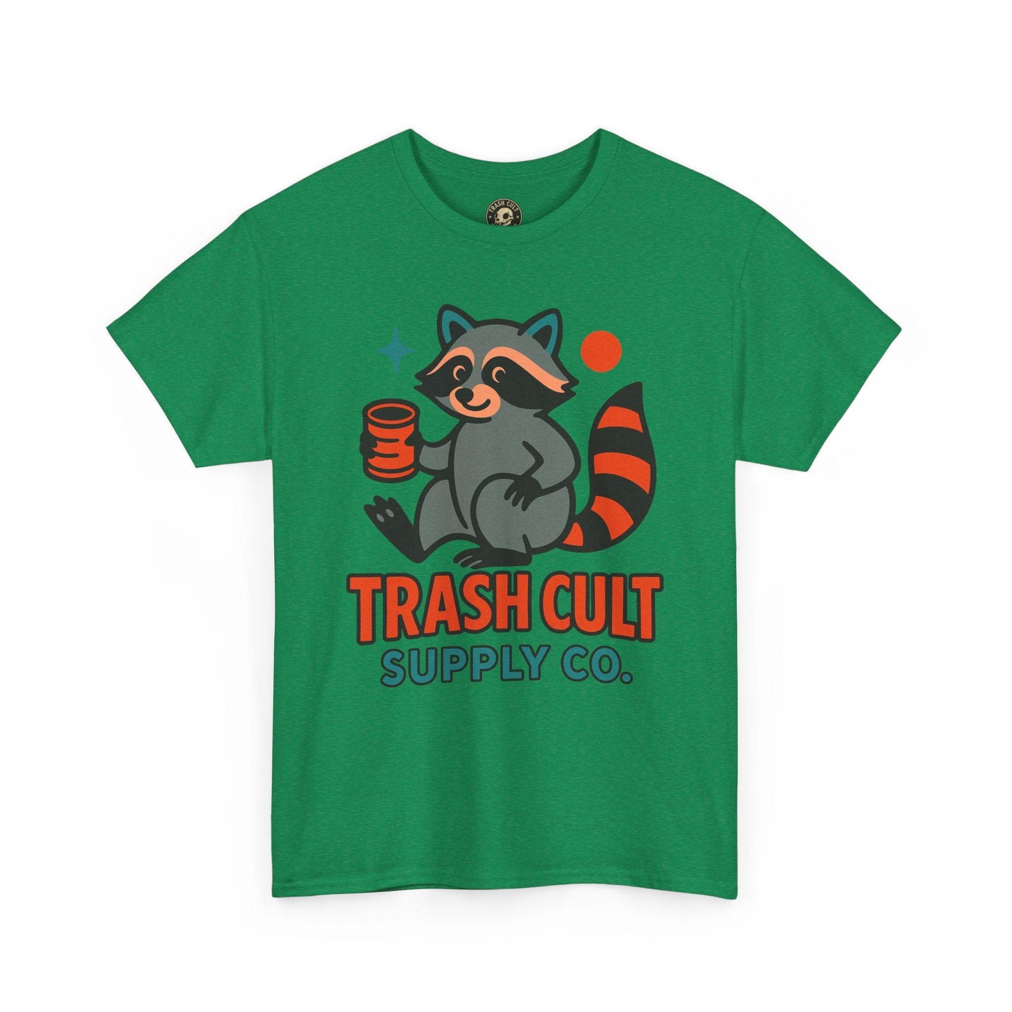 Trash Cult Supply Co. Unisex Heavy Cotton Tee, Eco-Friendly Tee, Gift for Raccoon Lovers, Cute Graphic T-Shirt, Trendy Streetwear, [...]