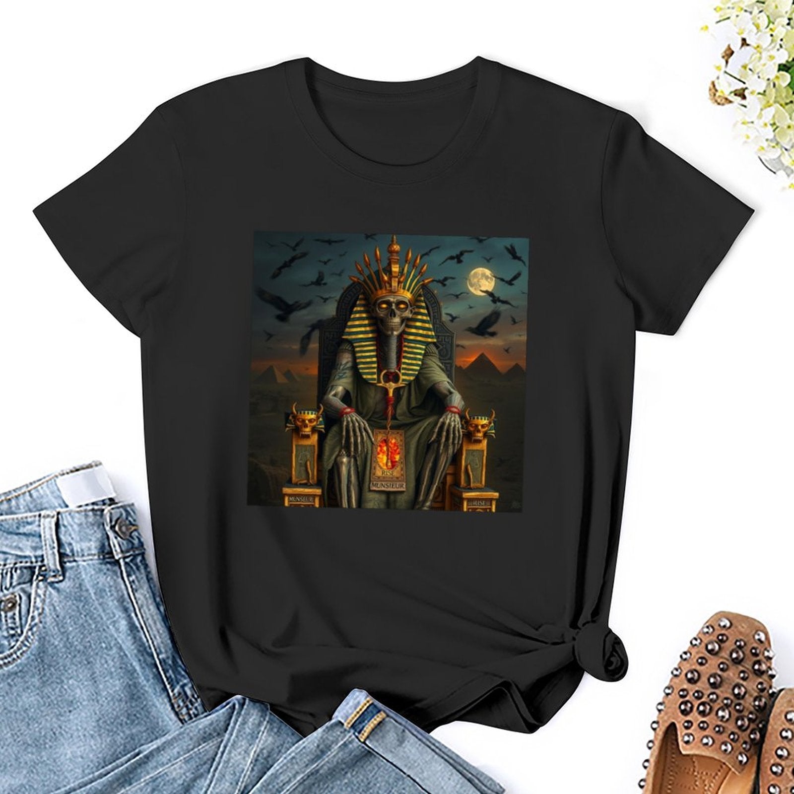 Munsieur Pharaoh's Reign Collection Women's T-Shirt (High Definition & Front Printing)