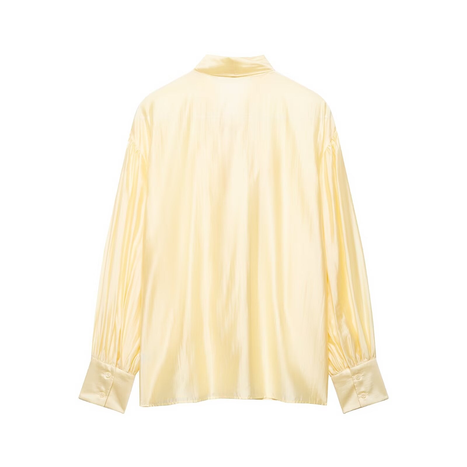 Women's Satin Bowknot Blouse