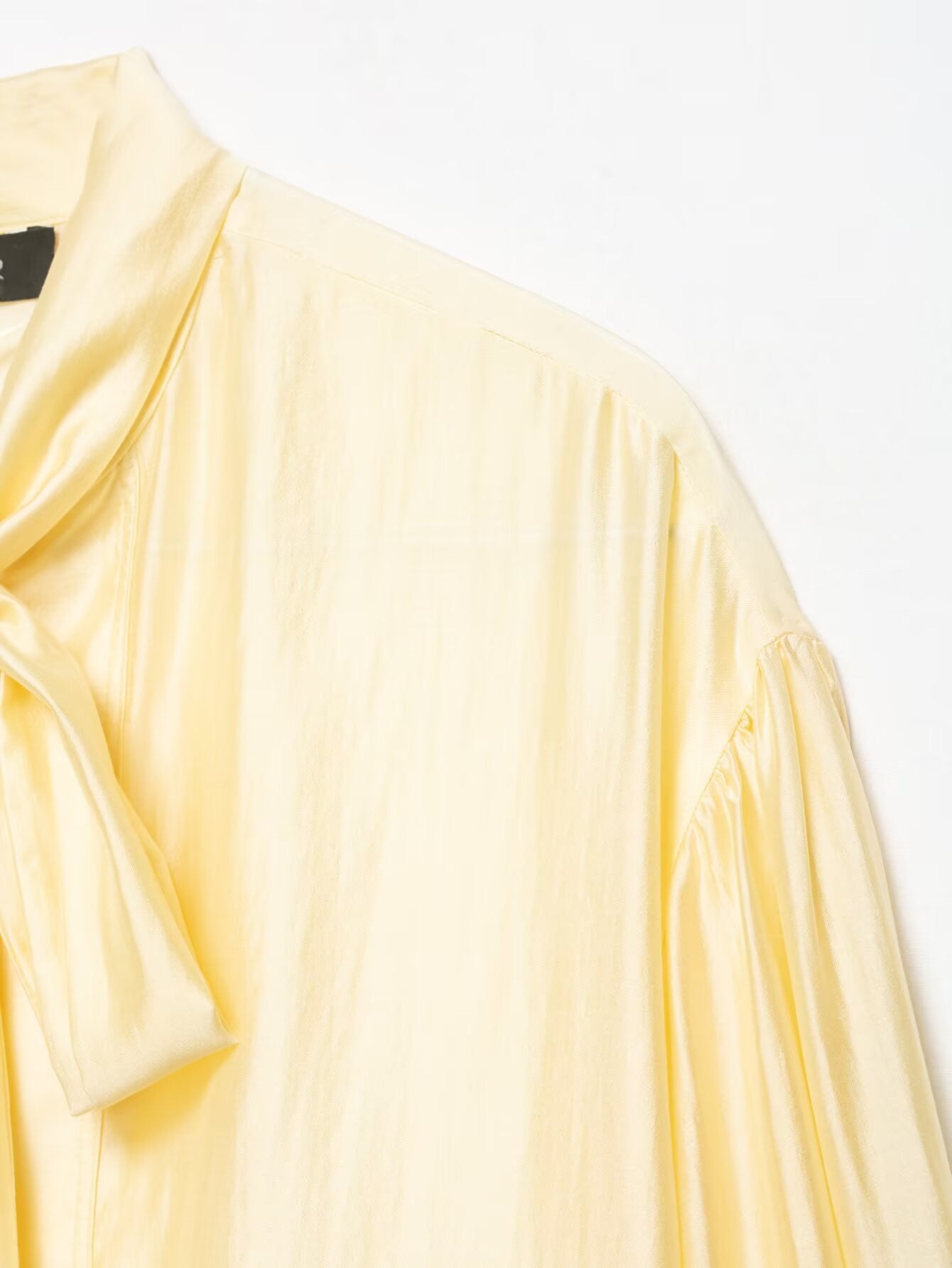 Women's Satin Bowknot Blouse