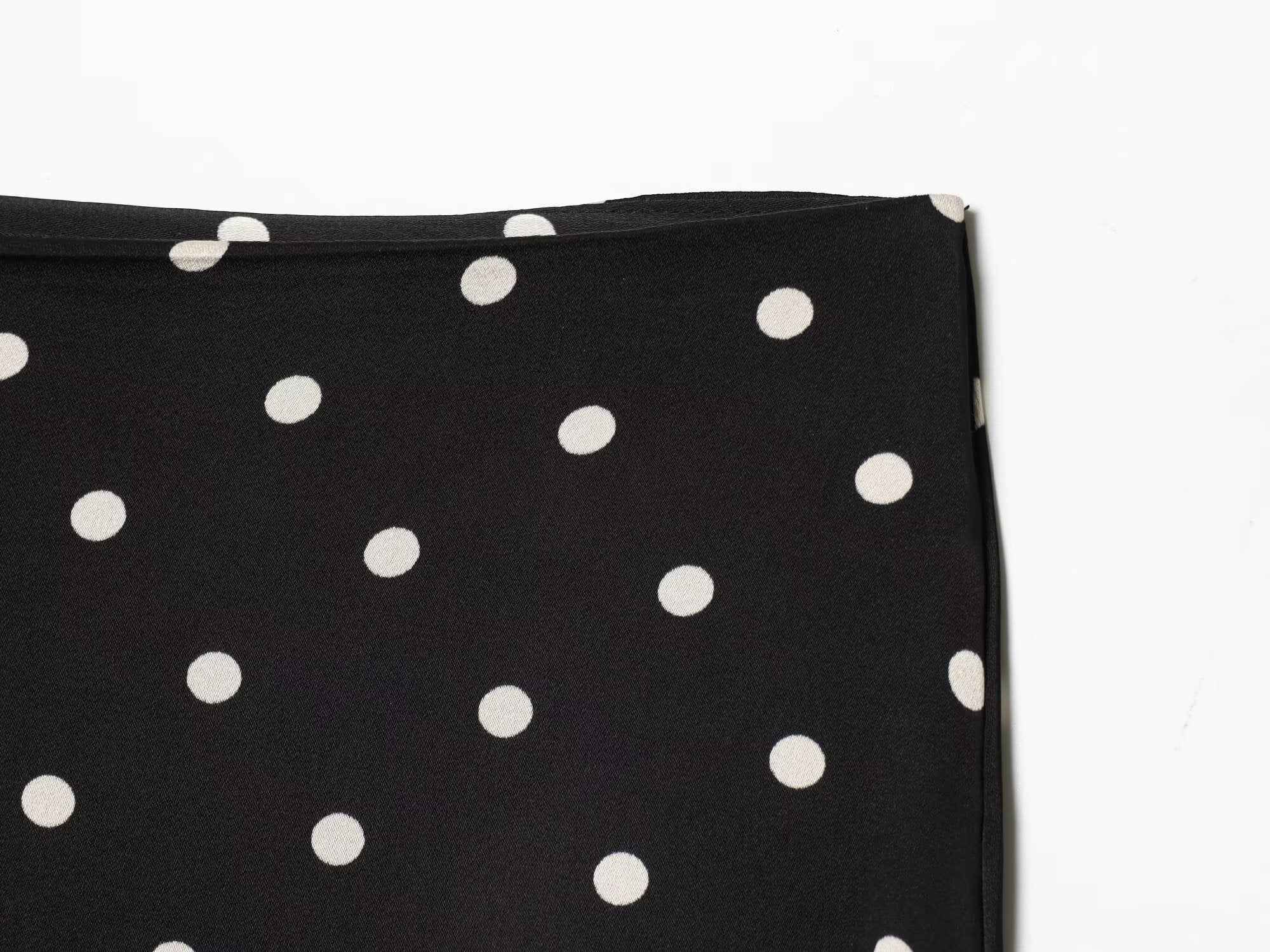 Lace Stitching Polka Dot Printed Skirt