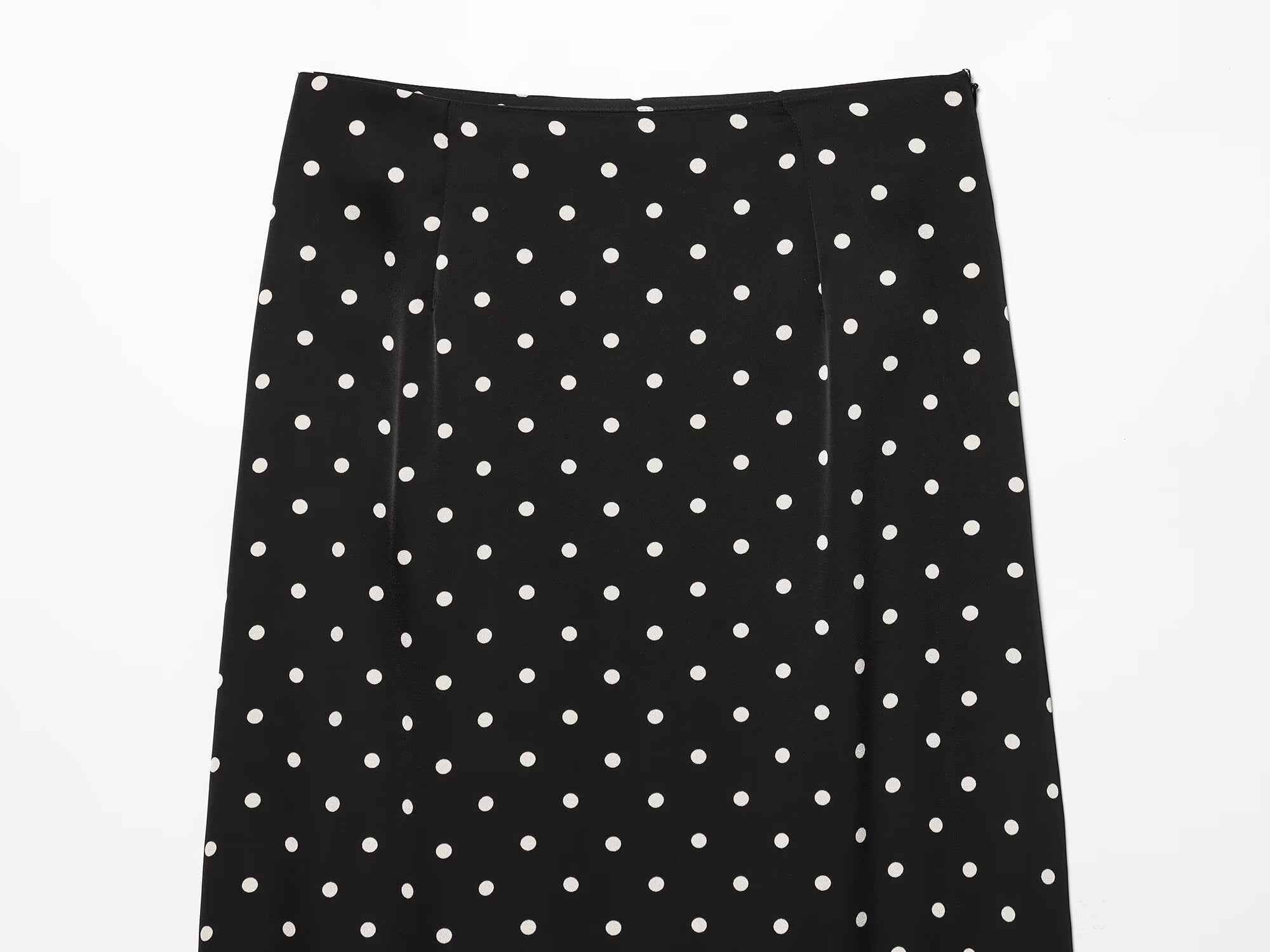 Lace Stitching Polka Dot Printed Skirt
