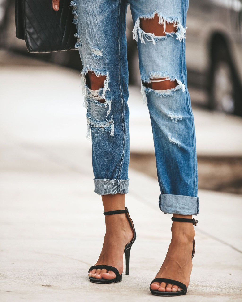 Women's Casual Ripped Jeans