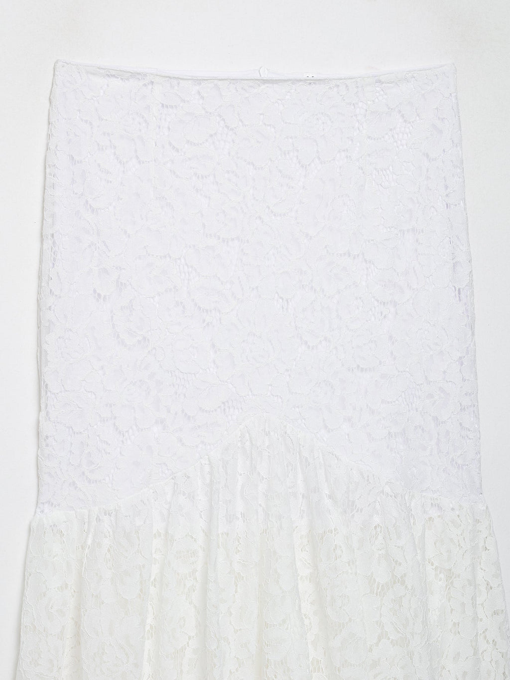 Lace Cutout out Two Piece Skirt Set