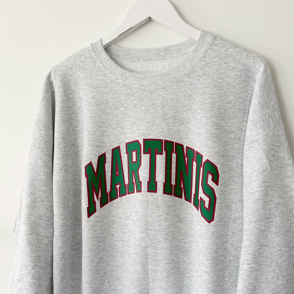 MARTINIS ♡ sweatshirt with customizable cuff