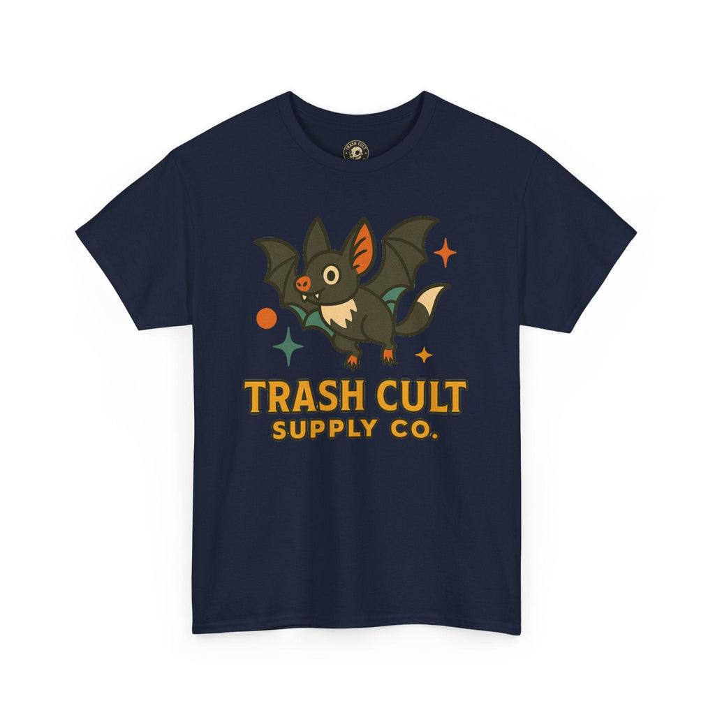 Trash Cult Supply Co. Unisex Heavy Cotton Tee - Fun Graphic Tee for Casual Wear, Perfect Gift for Bat Lovers, Halloween T-Shirt, [...]