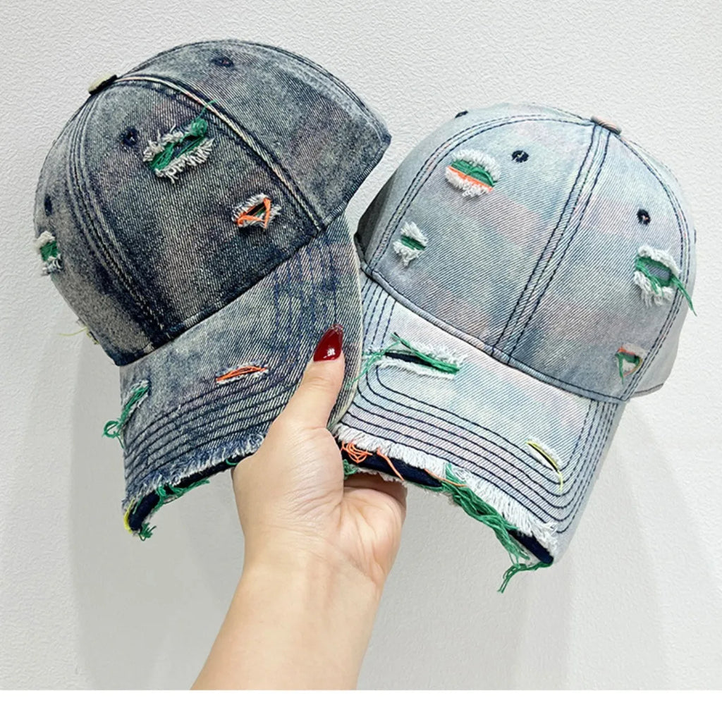 Distressed Adjustable Baseball Hat Accessories