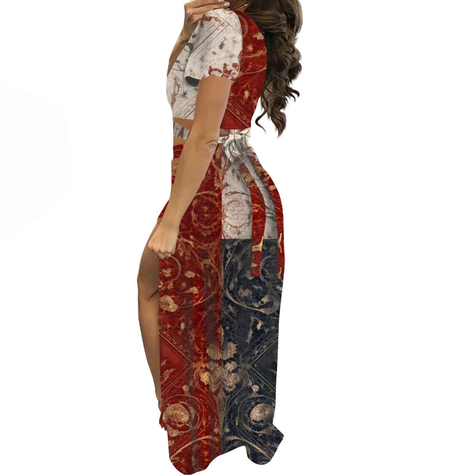 MUNSIEUR Maxi Dress 4th of July Collection New Arrivals