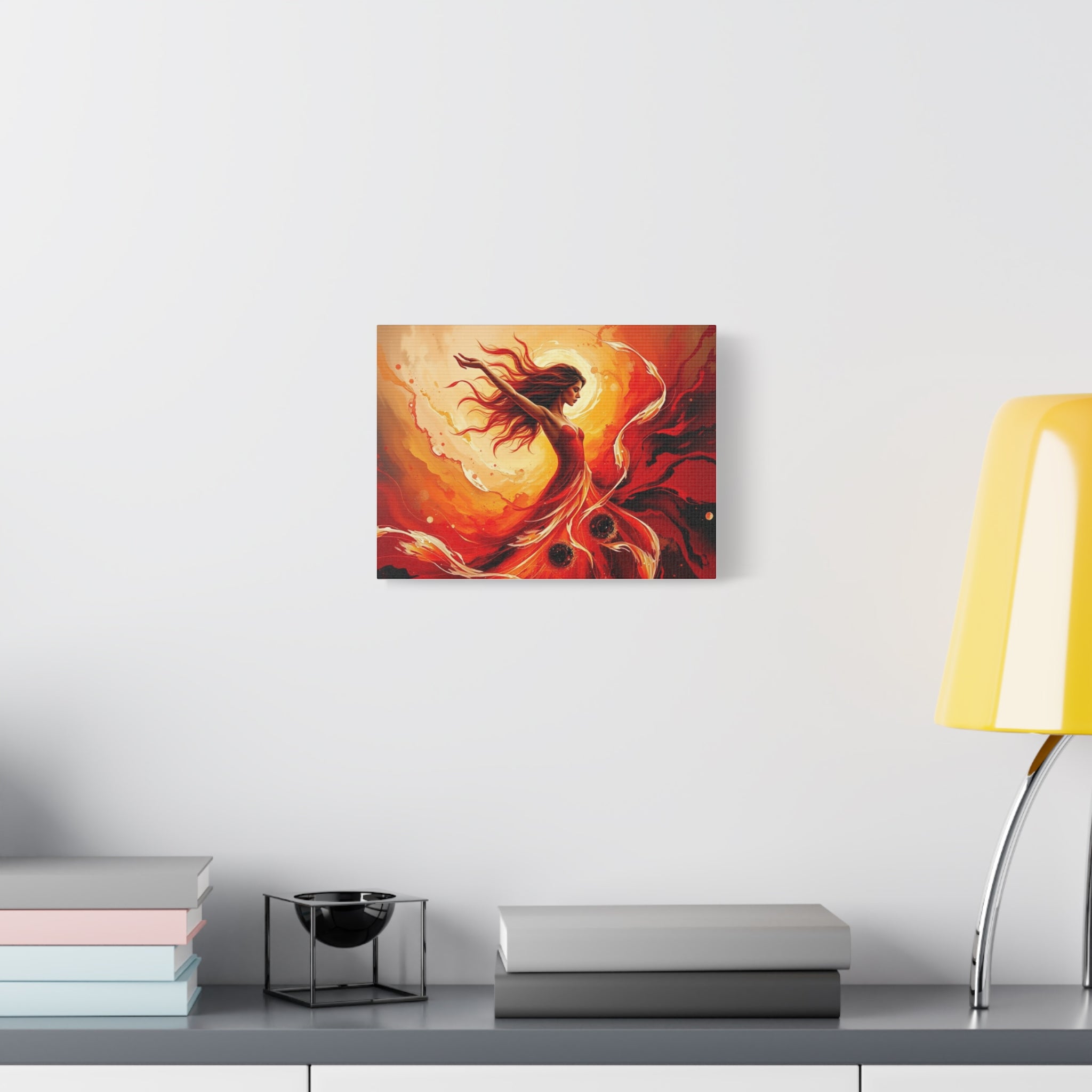 Vibrant Art Canvas, Abstract Wall Decor, Gift for Art Lovers, Home Gallery, Boho Wall Art, Unique Gift Idea, Colorful Art Piece