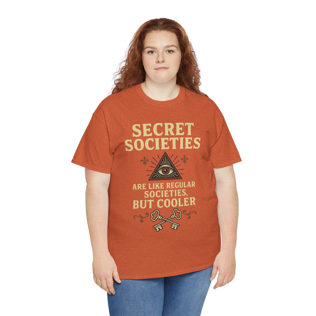 Secret Societies Shirt – Illuminati Eye Graphic Tee – Gildan 5000 Soft Cotton – Trash Cult Vintage Design
