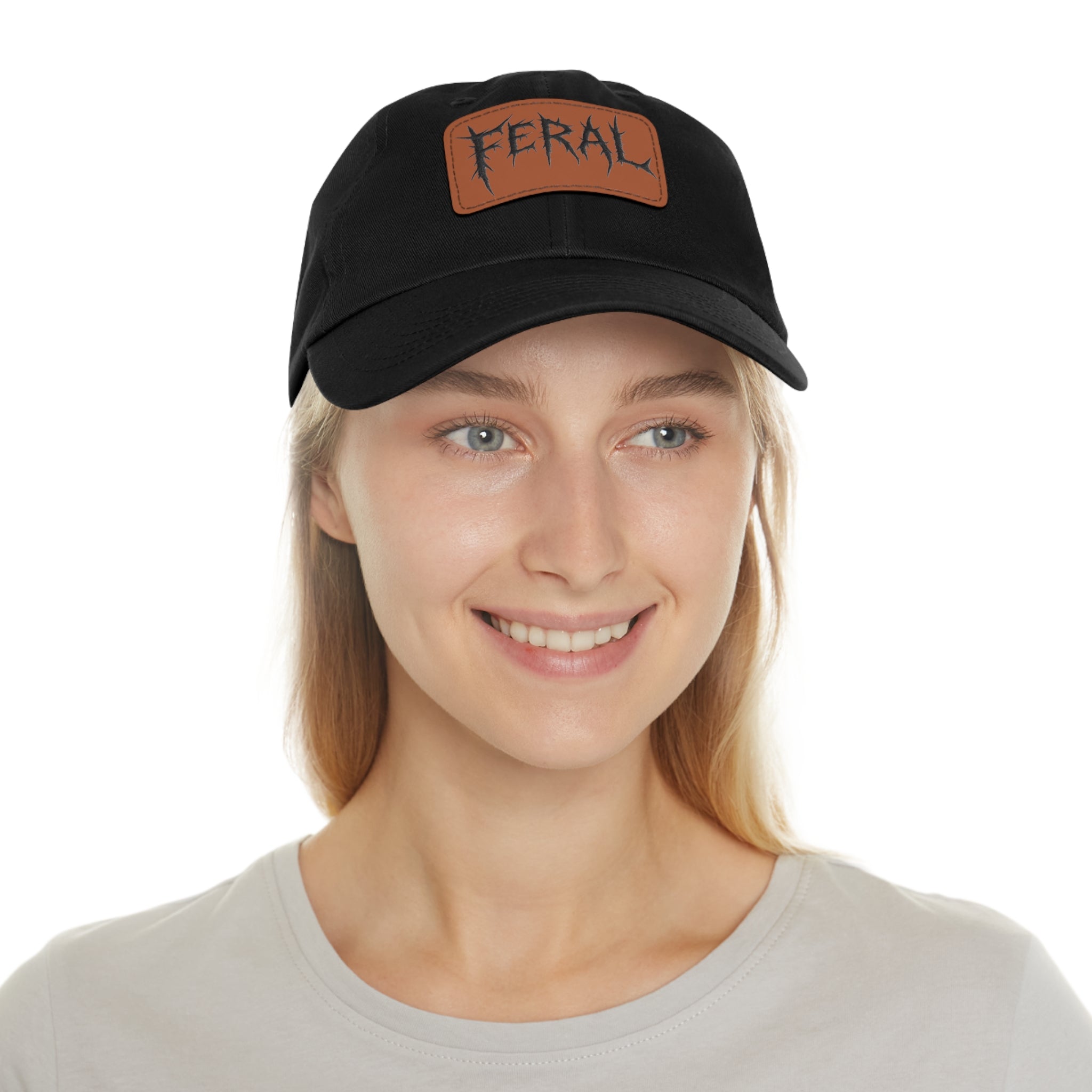 FERAL Embroidered Leather Patch Hat – Trash Cult Supply Co.