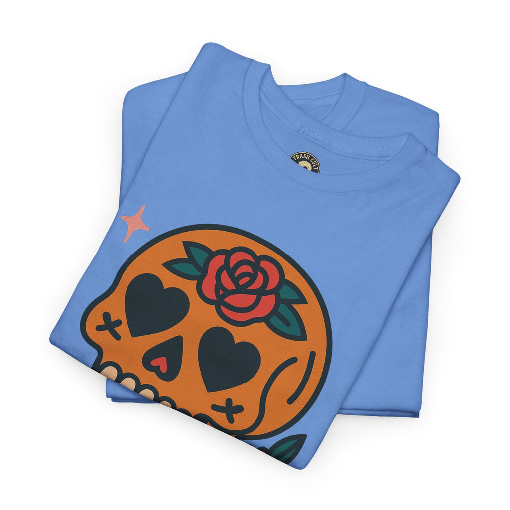 Sugar Skull T-Shirt – Trash Cult Supply Co. – Gildan 5000 Heavy Cotton Tee