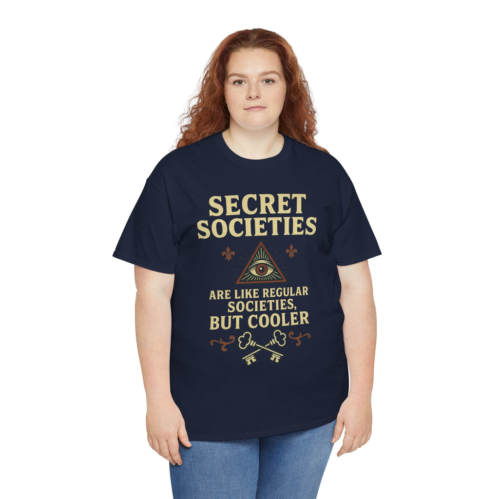 Secret Societies Shirt – Illuminati Eye Graphic Tee – Gildan 5000 Soft Cotton – Trash Cult Vintage Design