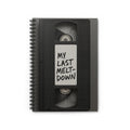 My Last Meltdown Spiral Notebook | Vintage VHS Journal, Gift for Writers, Creative Diary, Cute School Supplies, College Essentials