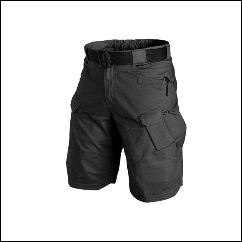 Men's Tactical Casual Shorts Streetwear Plaid Fabric Waterproof Free Shipping