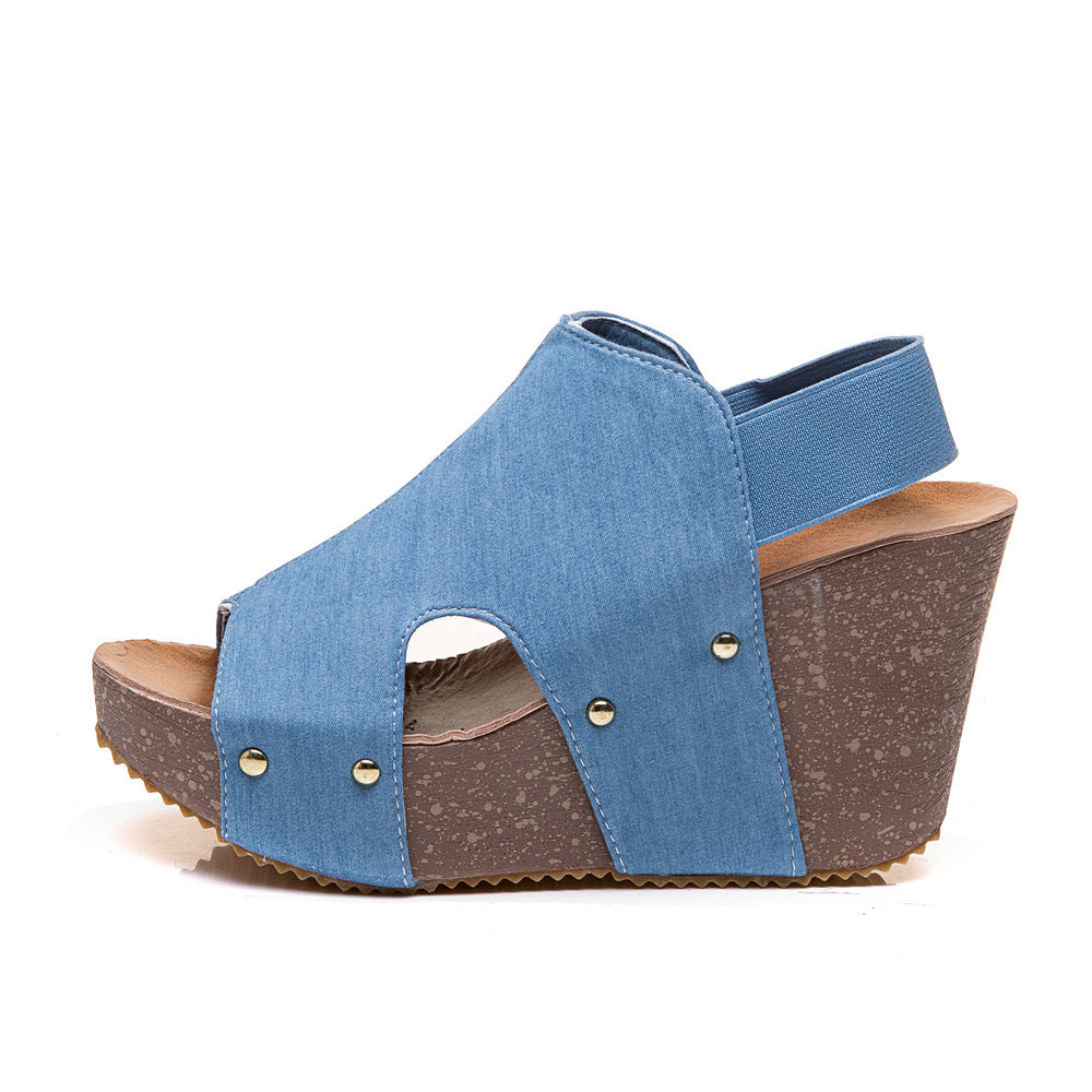Fish Mouth Handmade Retro Sandals