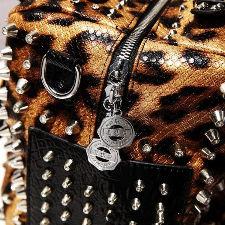 Women's Rhinestone Shoulder Bag - Personalized Rivet Handbag