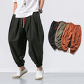 Men's Four Seasons Cotton Loose Hanging Gear Men Flying Squirrel Joggers