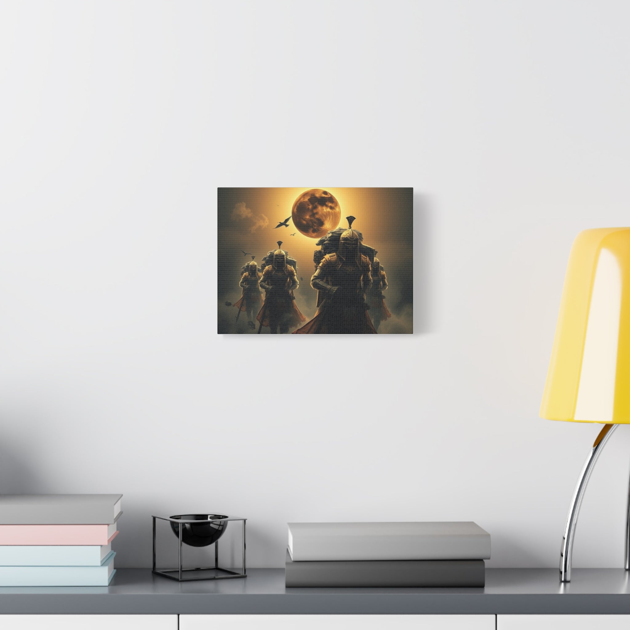 Epic Warrior Canvas Art, Wall Decor, Home Decoration, Gift for History Lovers, Roman Art Print, Fantasy Wall Art
