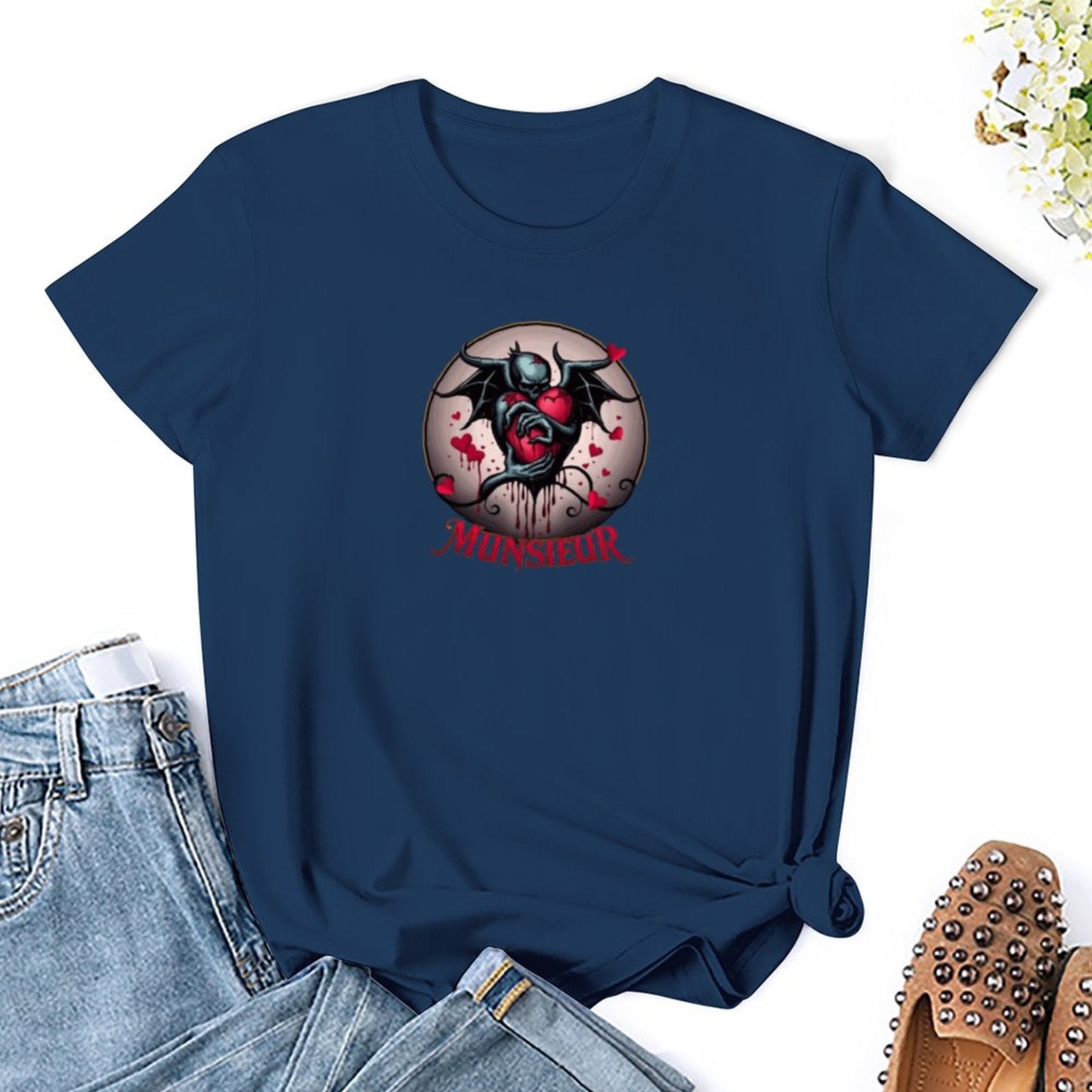 Munsieur T-Shirt for Women: Classic with a Modern Edge for Her