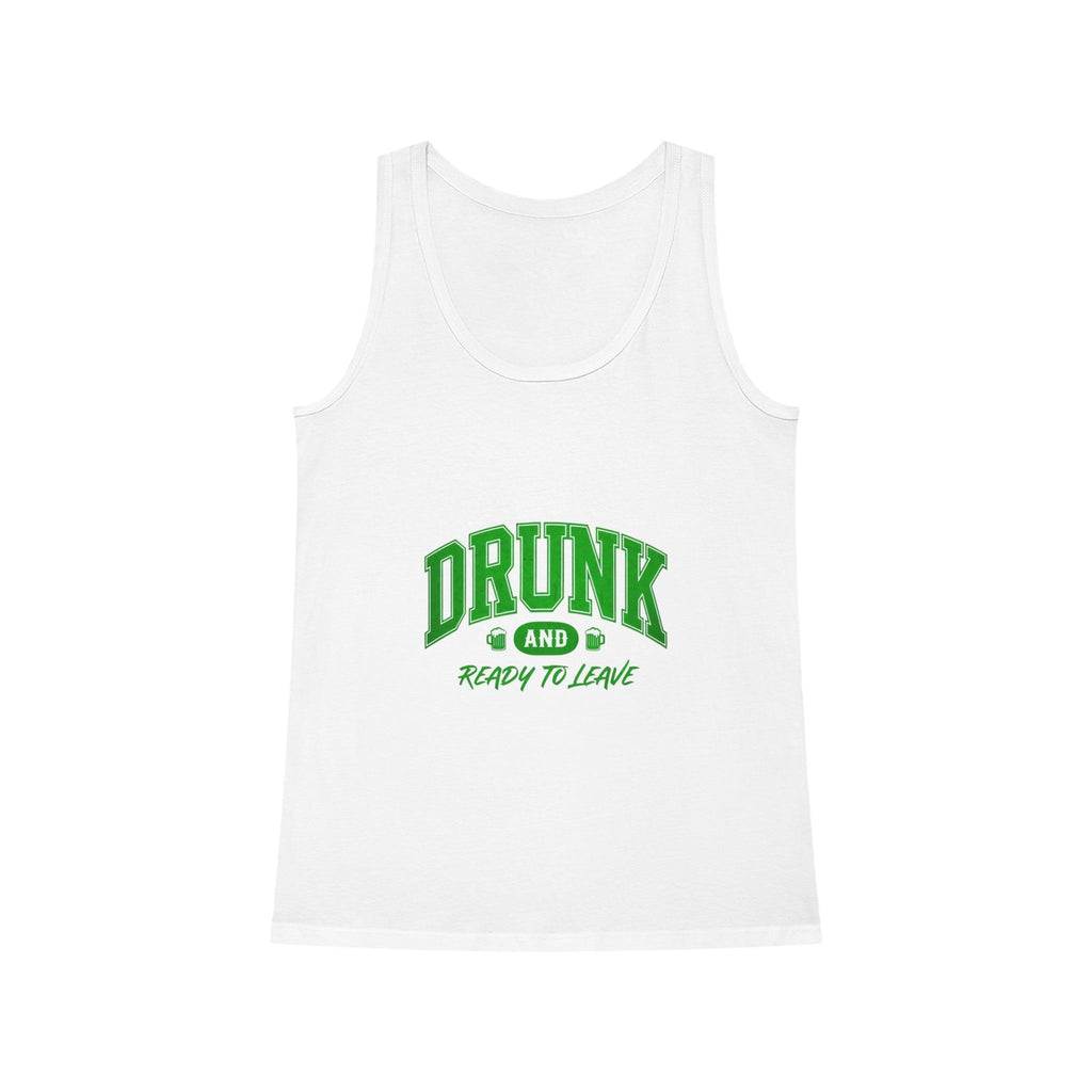 Drunk and Ready to Leave Tank Top St Patricks Day