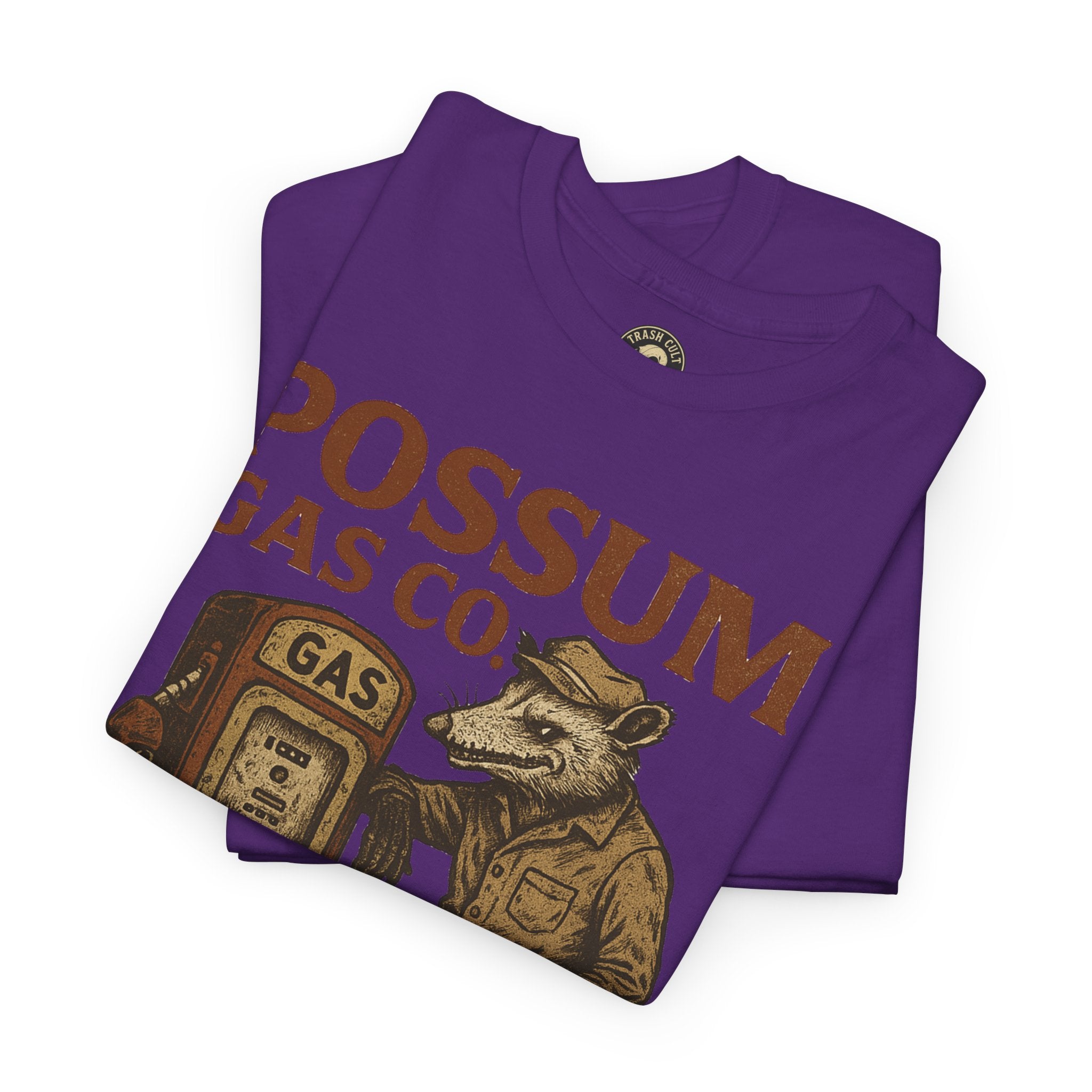 Possum Gas Co. Vintage Feral Mechanic Shirt – Trash Cult Supply Co. – Gildan 5000