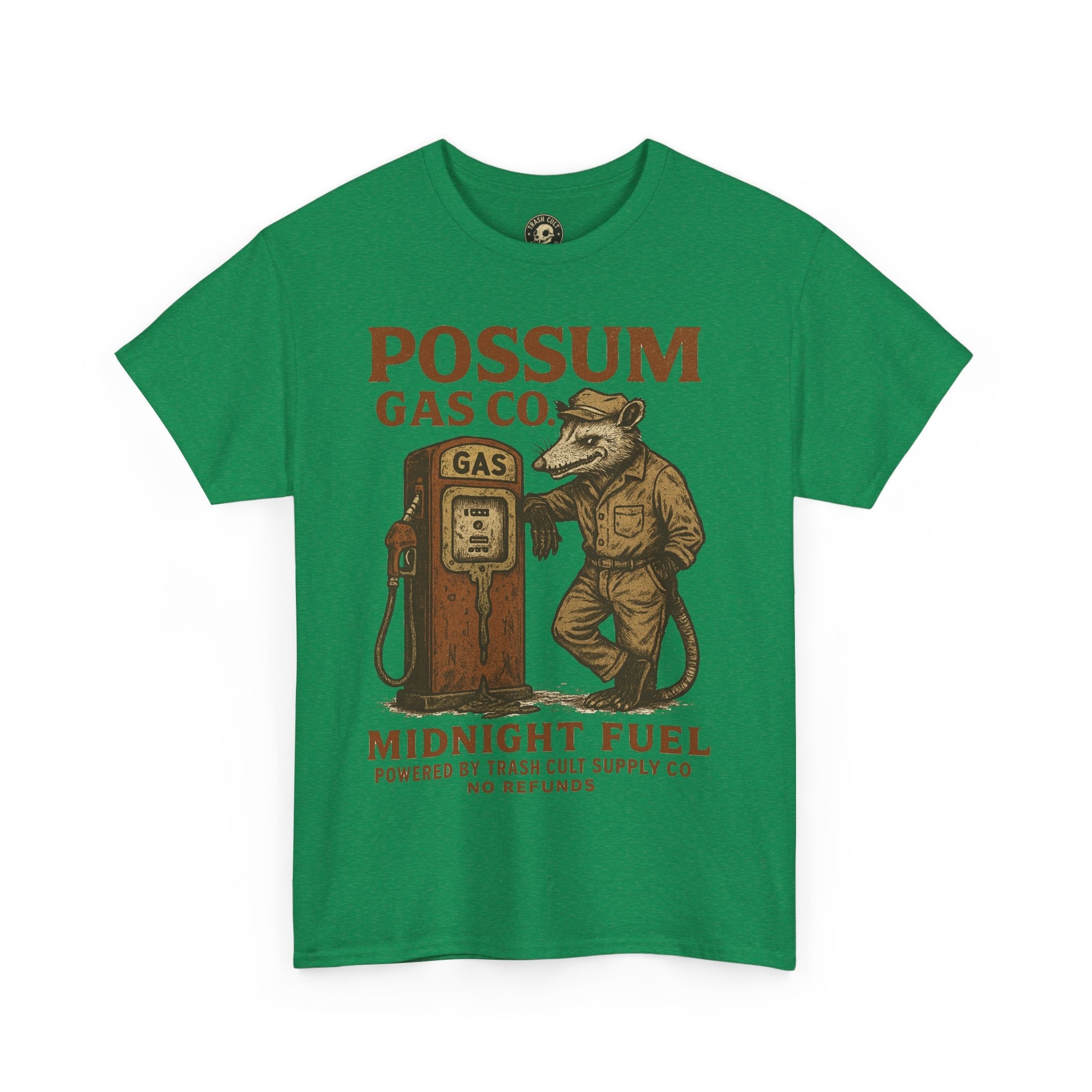 Possum Gas Co. Vintage Feral Mechanic Shirt – Trash Cult Supply Co. – Gildan 5000