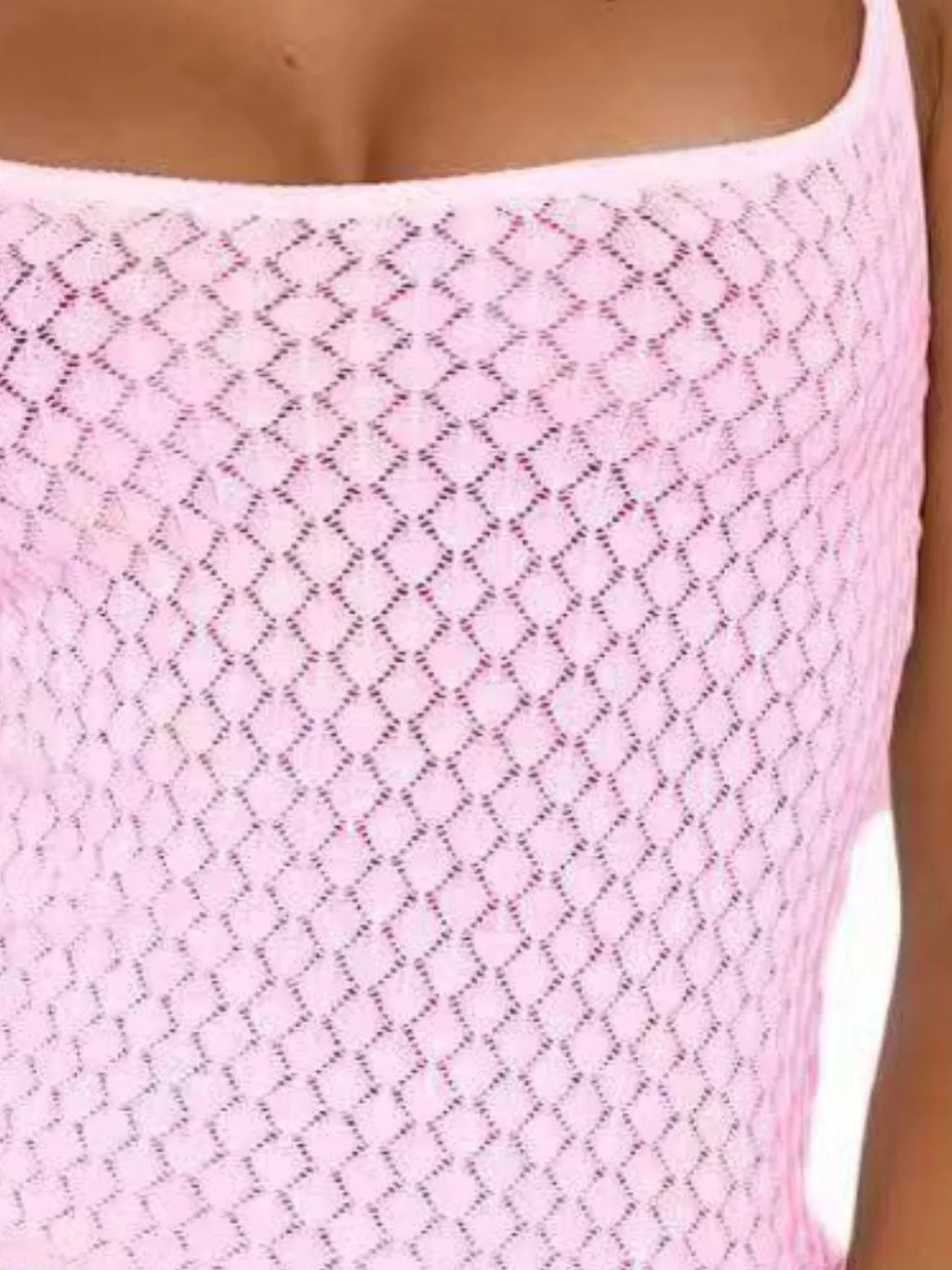 Lace Square Neck Cami T-shirt Wakanda Stripe