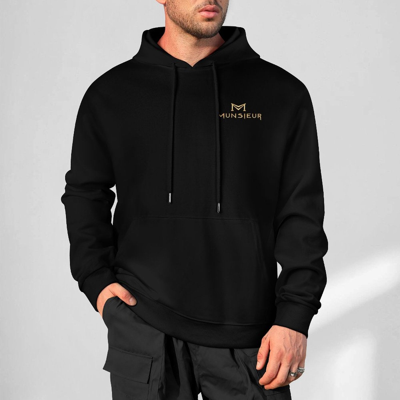 Munsieur Men's Premium Brand Pullover Hoodie