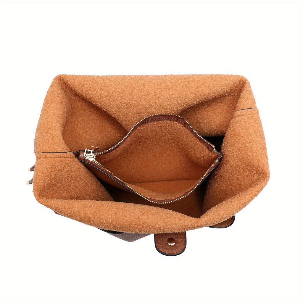 Soft Hobo Bag Unique Drawstring Handle