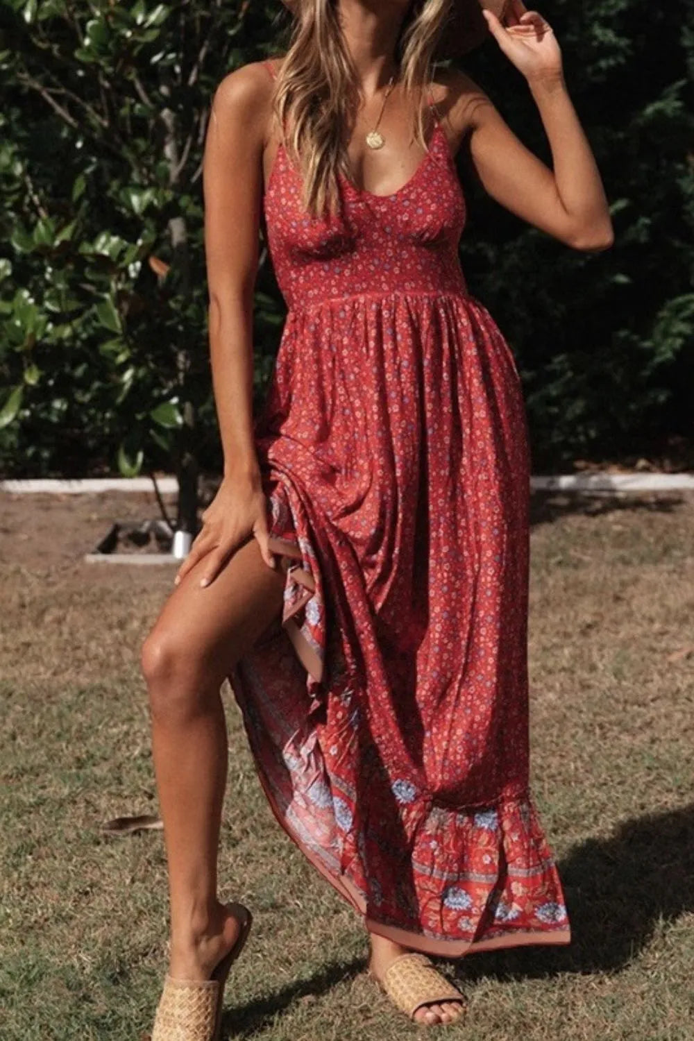 Printed Maxi Dress