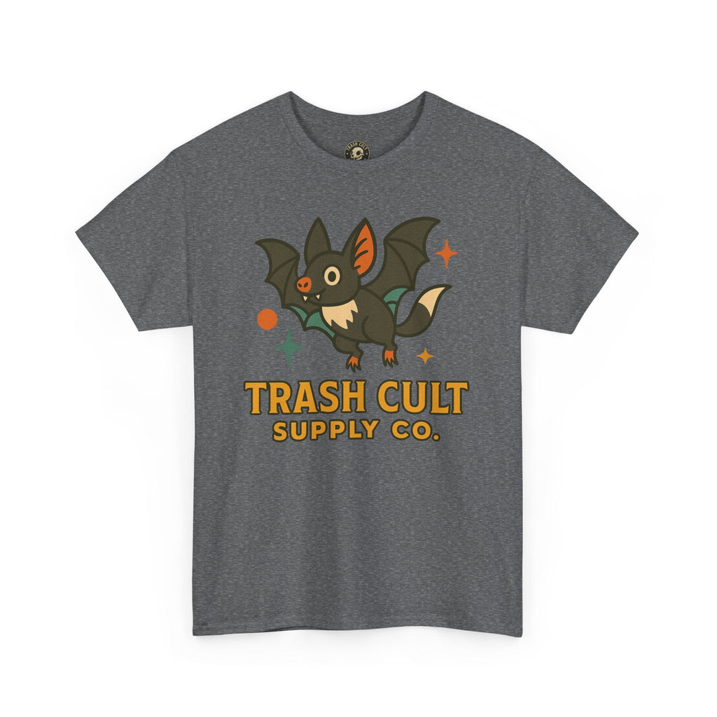 Trash Cult Supply Co. Unisex Heavy Cotton Tee - Fun Graphic Tee for Casual Wear, Perfect Gift for Bat Lovers, Halloween T-Shirt, [...]