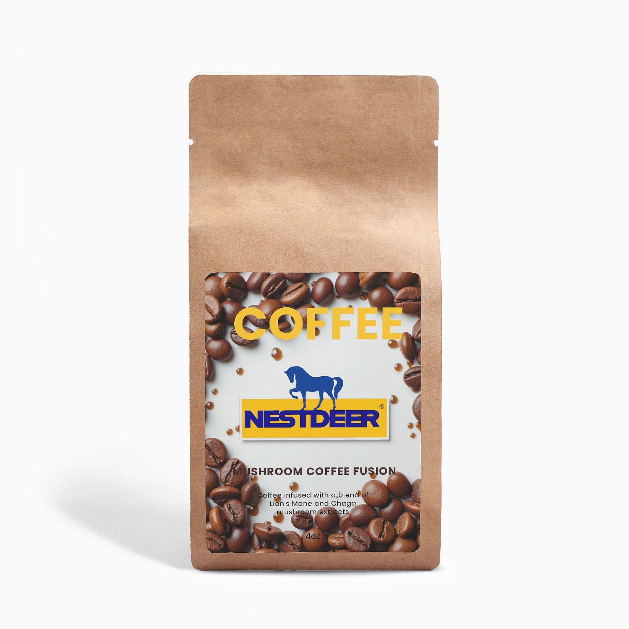 Mushroom Coffee Fusion - Lion’s Mane & Chaga 4oz