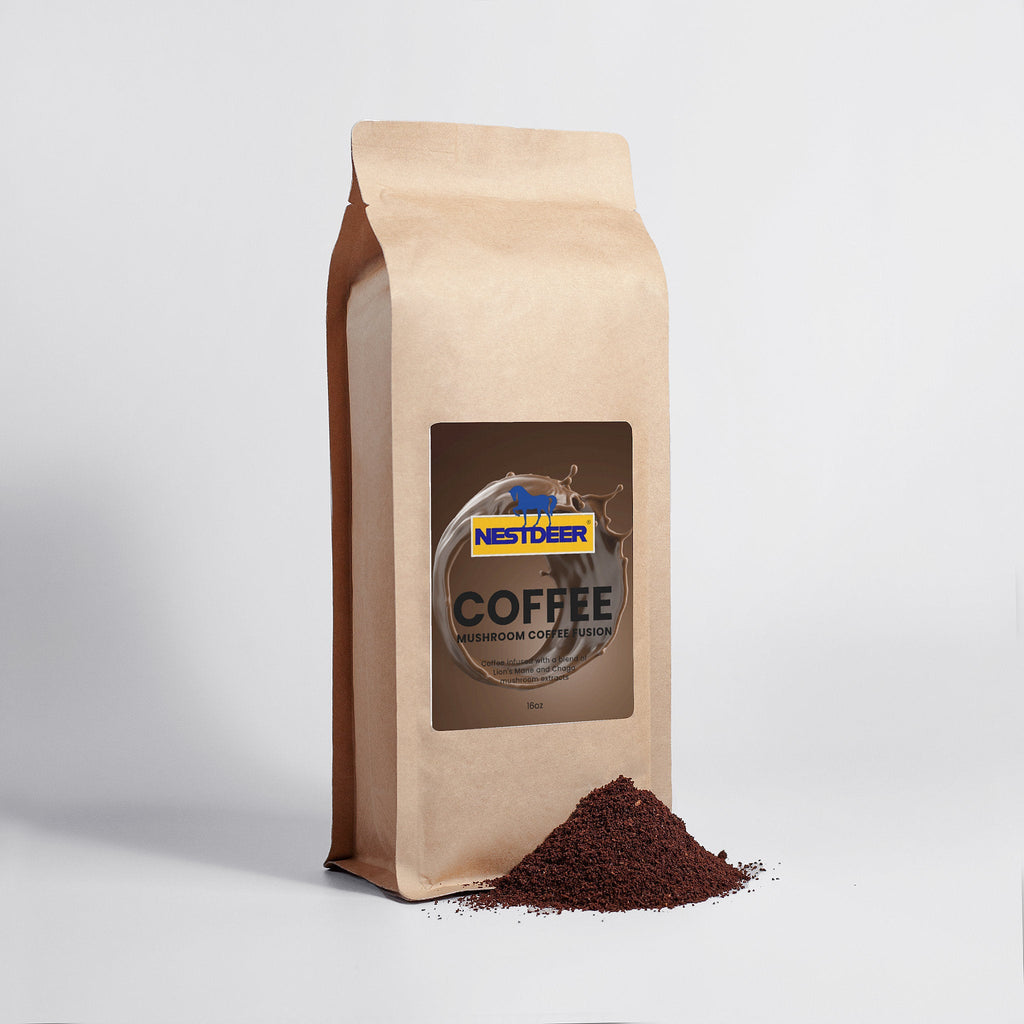 Mushroom Coffee Fusion - Lion’s Mane & Chaga 16oz
