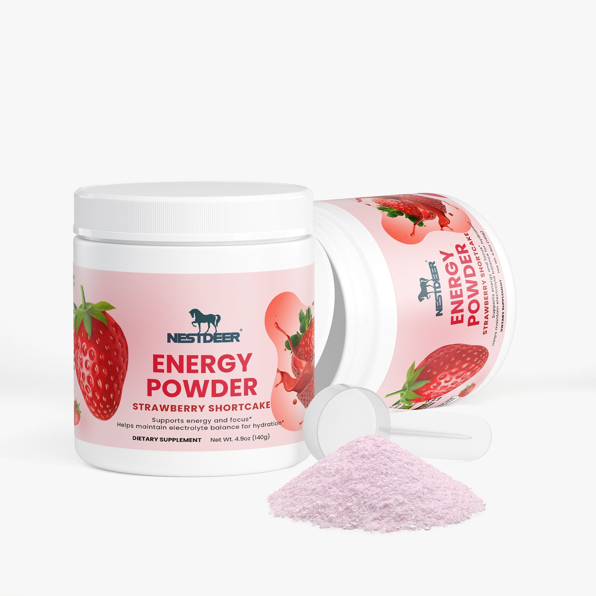 NESTDEER™ Energy Powder (Strawberry Shortcake)