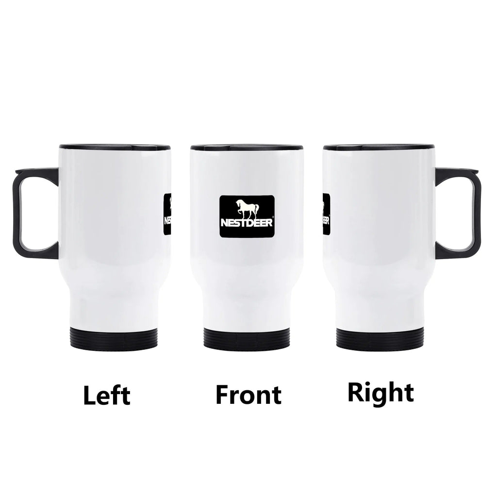 Stainless Steel Travel Coffee Mug (14 oz)