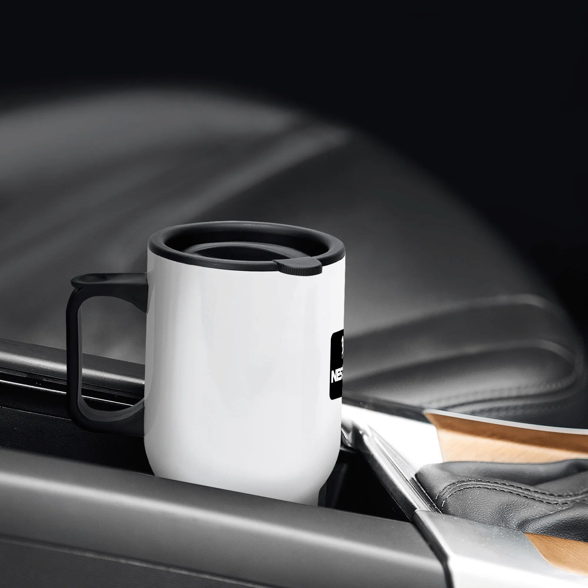 Stainless Steel Travel Coffee Mug (14 oz)