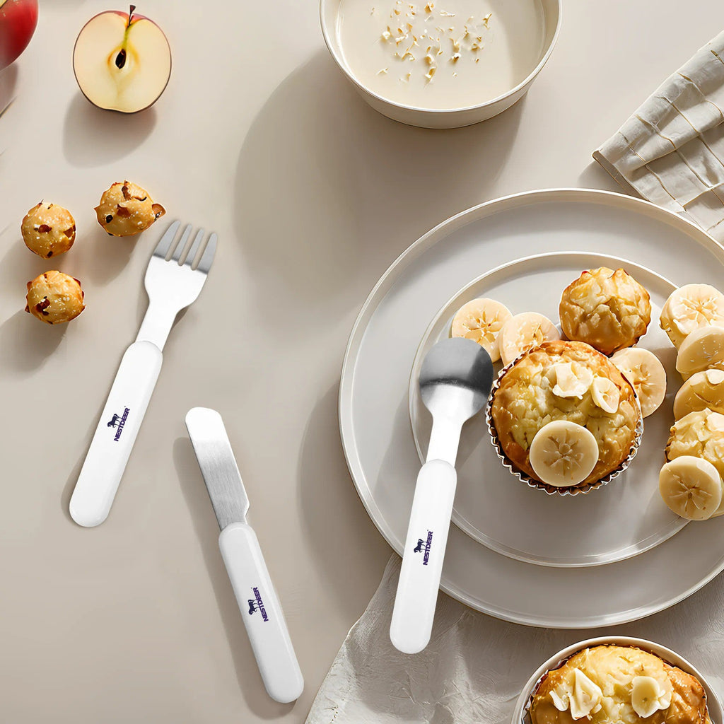 Personalized Stainless Steel Travel Utensils Set Cutlery Set with Case