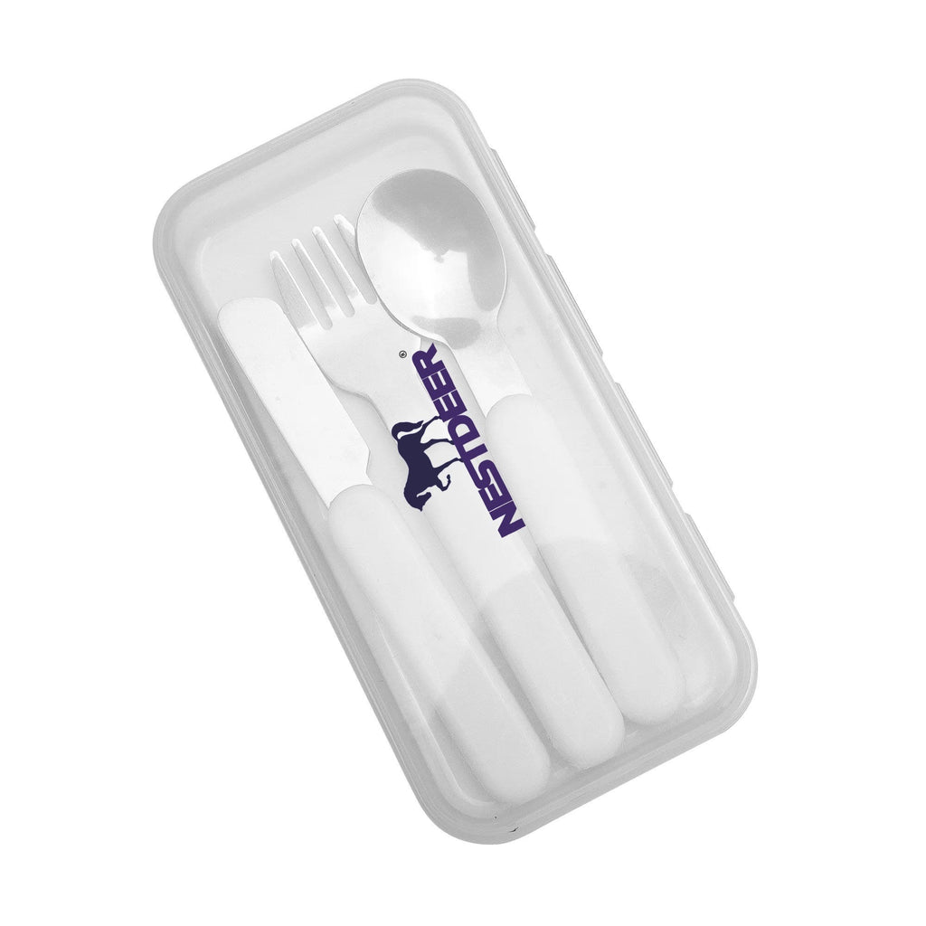 Personalized Stainless Steel Travel Utensils Set Cutlery Set with Case