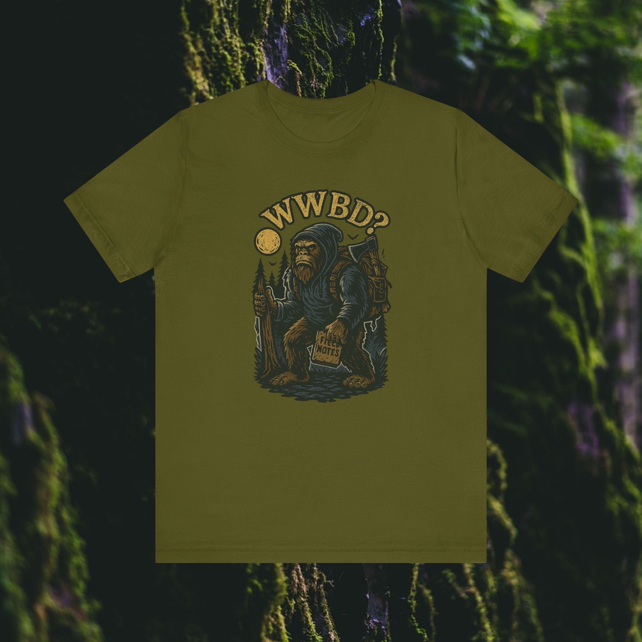 WWBD–What Would Bigfoot Do? Unisex T-Shirt
