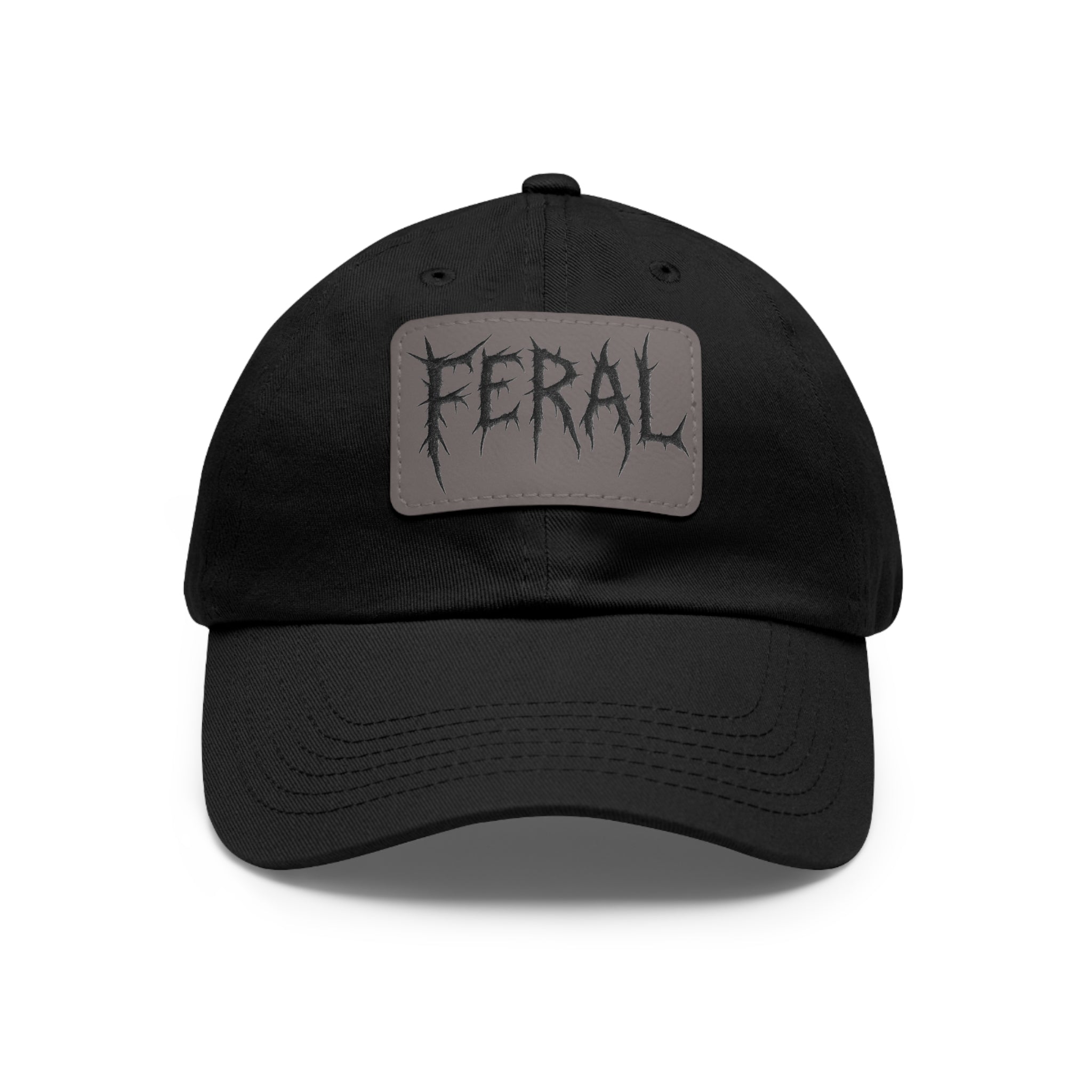 FERAL Embroidered Leather Patch Hat – Trash Cult Supply Co.